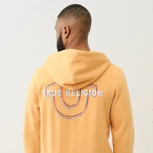 NWT. TRUE RELIGION Men’s Multi Horseshoe Zip Up